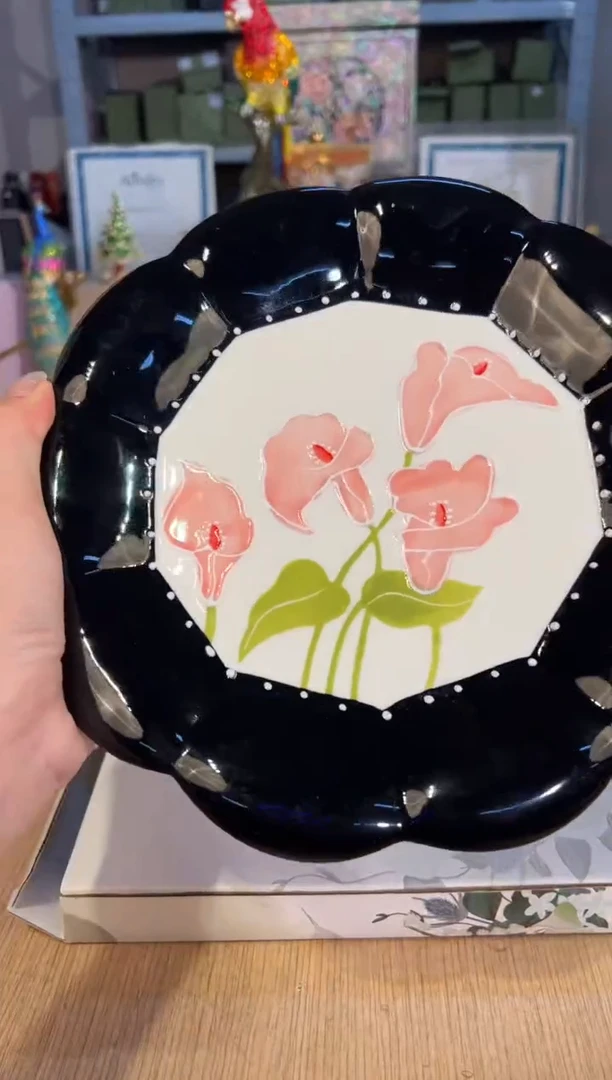 【闪购商品】杯104马蹄莲8.7寸云朵盘