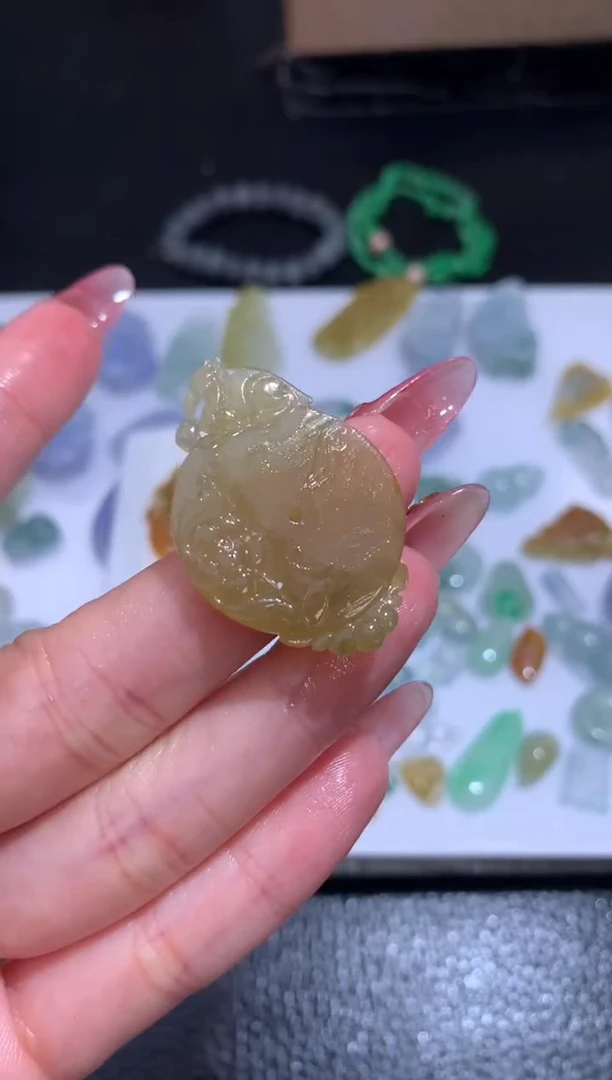未镶嵌定制翡翠仿古牌