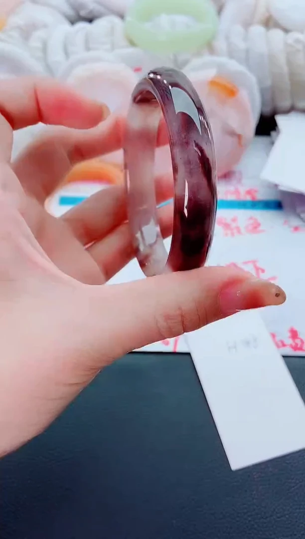 未镶嵌手镯石英质玉H148-61-62