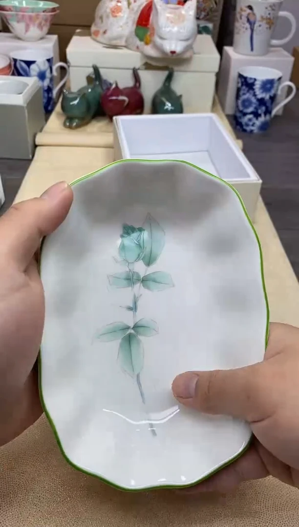 【闪购商品】茶具耐高温全品全新 （ 绿玫瑰浴缸钵）