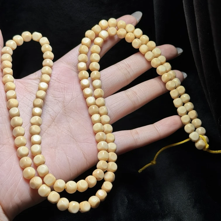 【曹美丽精选】H02125-龙脊菩提六方脖挂-6mm