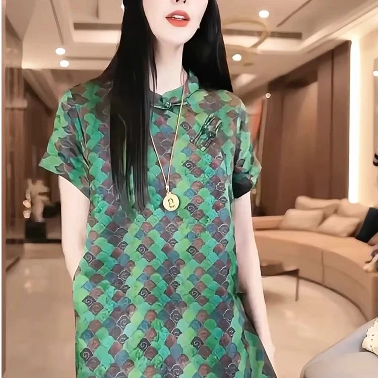 〖猫姐衣橱〗春夏新款时尚南油高品质香韵缇花盘扣长款上衣8156