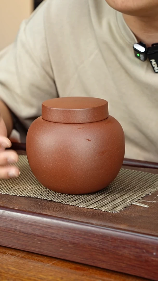 宜兴原矿紫砂茶叶罐