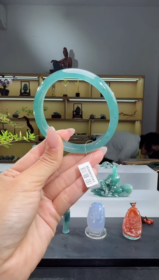 未镶嵌手镯翡翠59.5圈