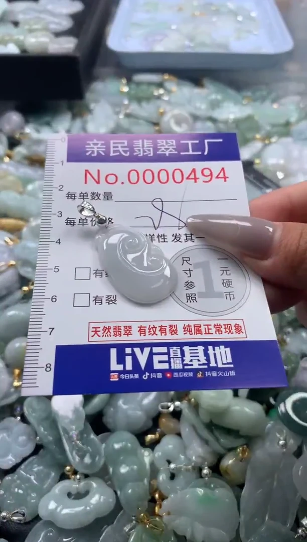 颈饰未镶嵌翡翠494