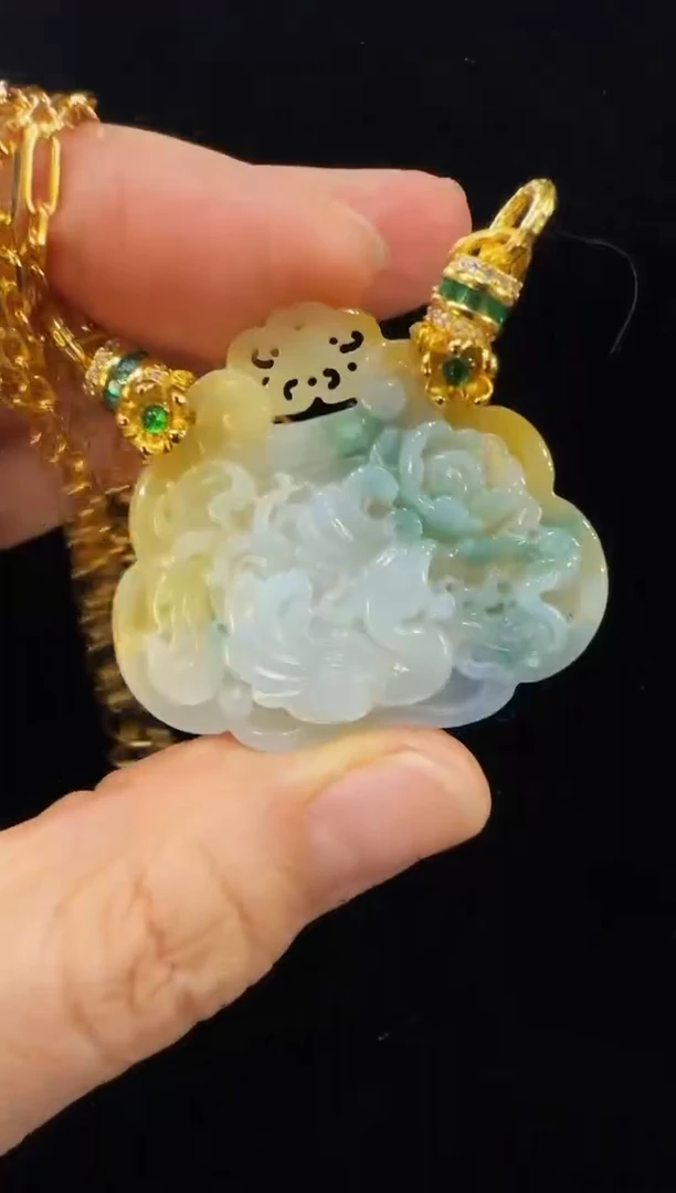 颈饰未镶嵌翡翠国风