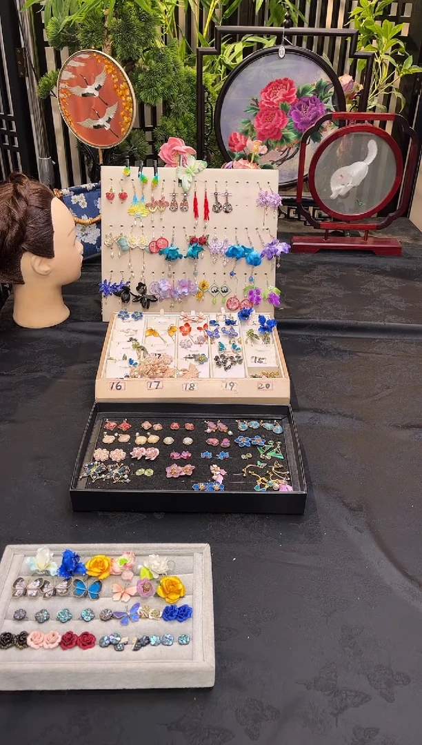 织绣慕*紫非遗手工苏绣饰品