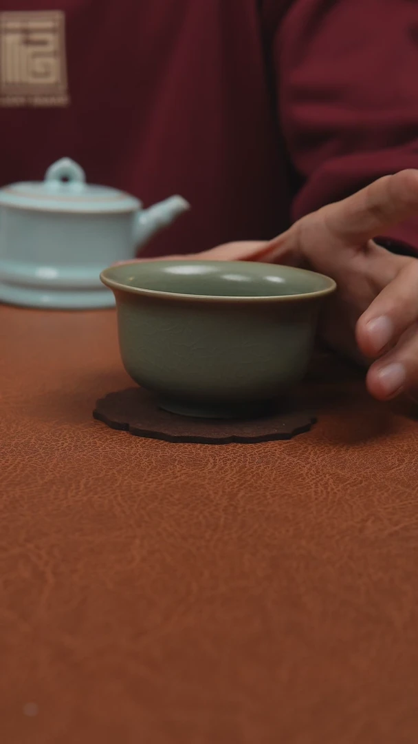 【闪购商品】杯汝州原产地原矿釉姚微瑕老师压手杯