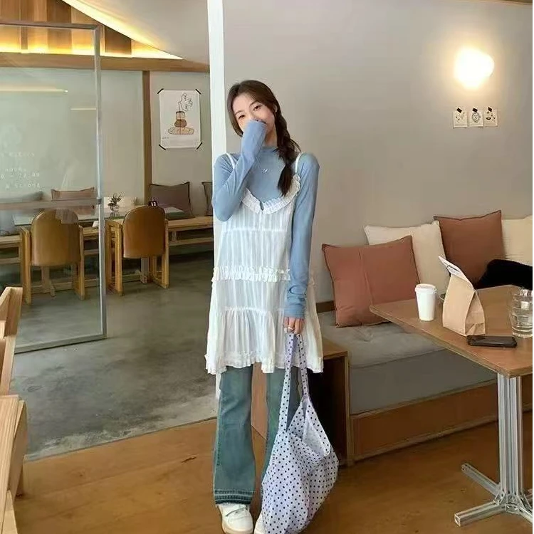 无运险【JIAXUPANG】打底衫+吊带裙(分拍)