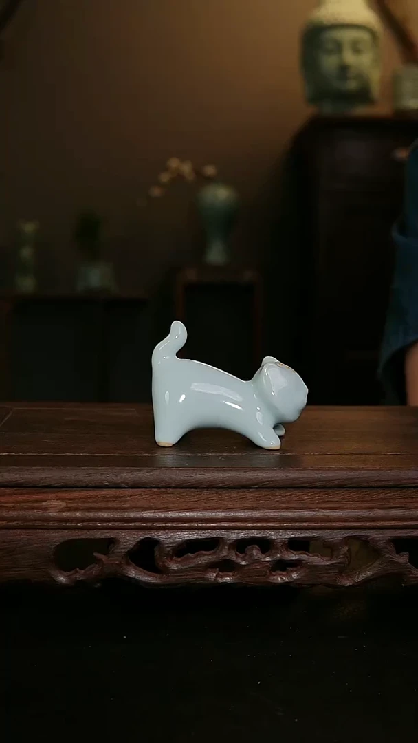 其他王振宇天青老虎茶宠