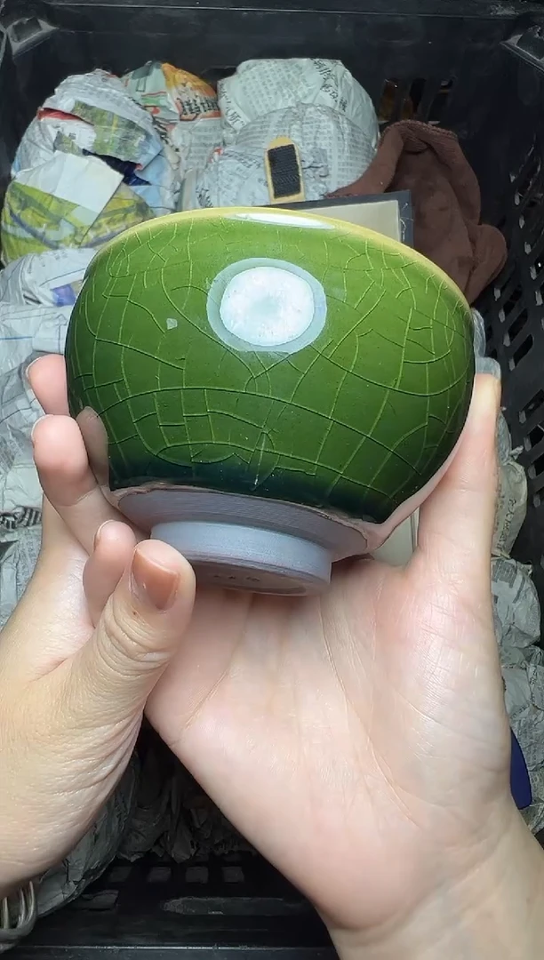茶盏帝王绿 盏三疯建盏茶器