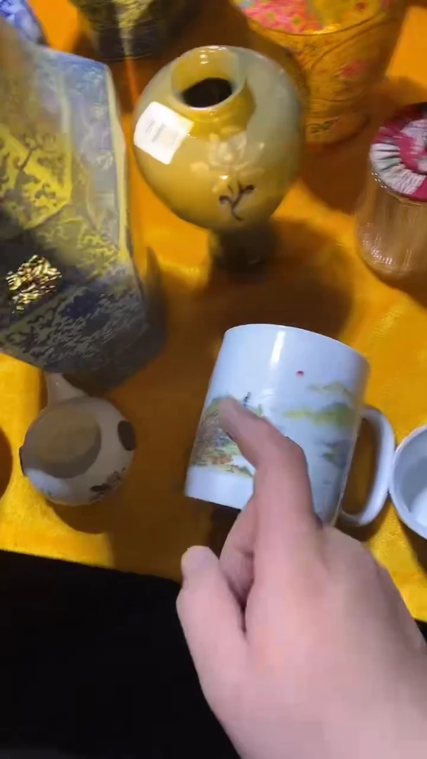 摆件瓷 以主播口述为主（斗笠杯 单只）