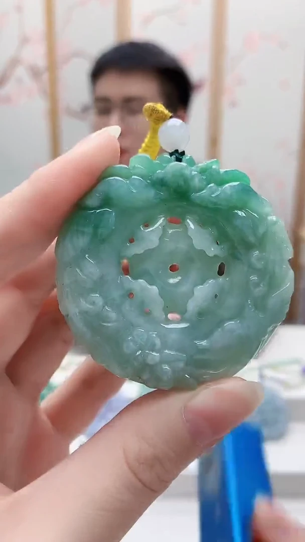 未镶嵌定制翡翠5129ry-毛货挂件47