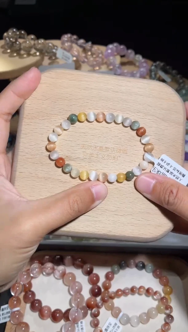 未镶嵌手链水晶40号多样性发一E 6+