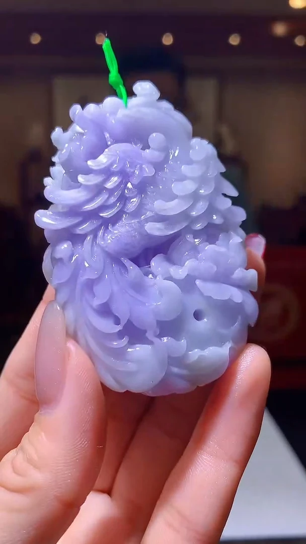 【闪购商品】定制翡翠未镶嵌1085hm-毛货挂件40