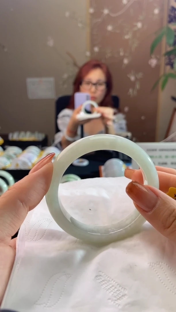 未镶嵌手镯翡翠53.6圈口t