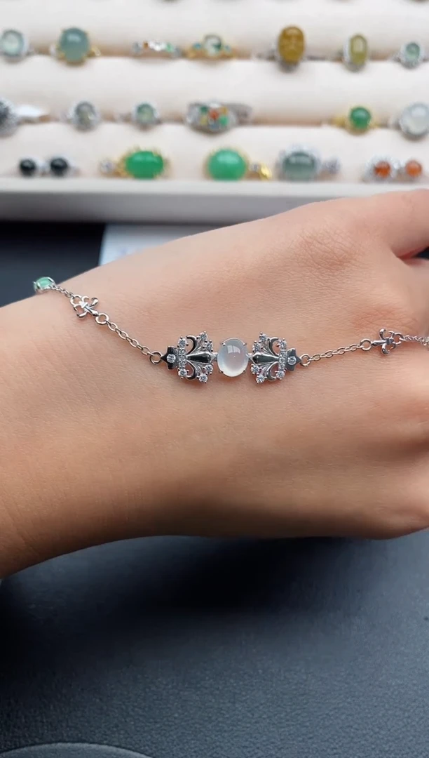 银S925镶嵌戒指翡翠555555555+10