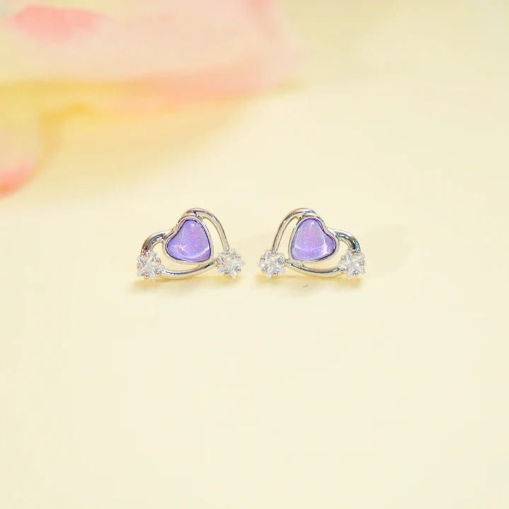 XUPING/旭平首饰 合金合成锆石耳饰 【参与满赠】 GDJ X001080196