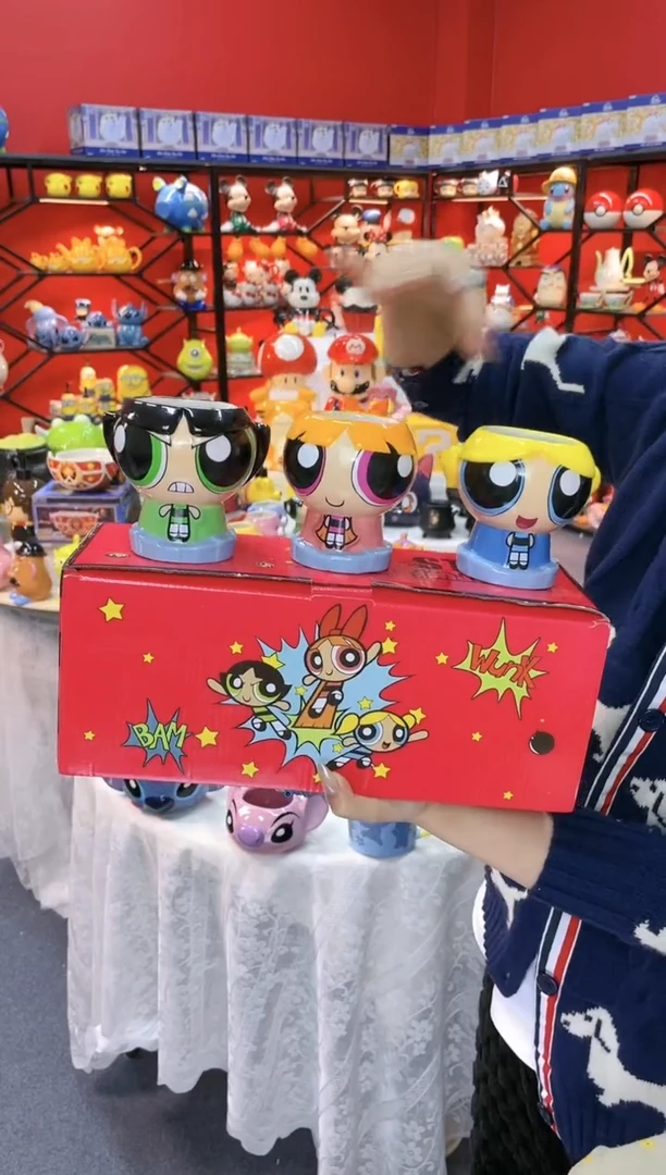 【闪购商品】1@@飞天小女警陶瓷杯