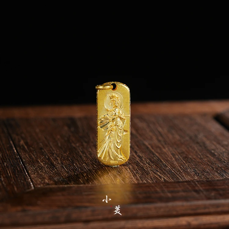 18K金九女玄女吊坠 G81059
