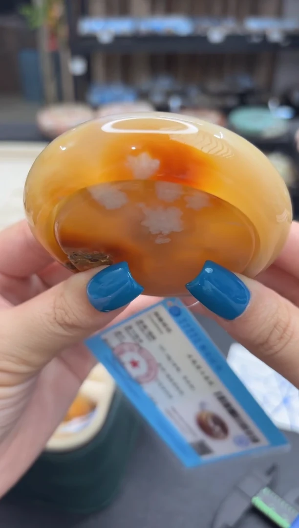 未镶嵌手镯石英质玉583(58圈赠送镯心)