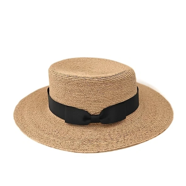 纯手工拉菲草时尚百搭经典平顶