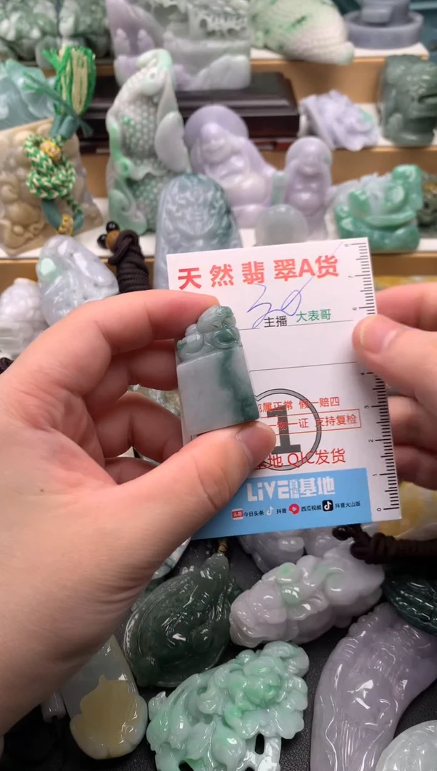 吊坠(不含链)未镶嵌翡翠1