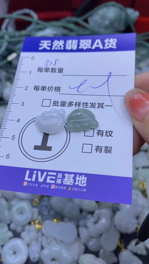 颈饰未镶嵌翡翠天然翡翠A货批量多样性发一件