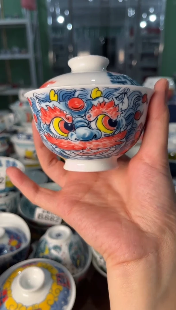 瓷片陶昨明盖碗（福利价格）