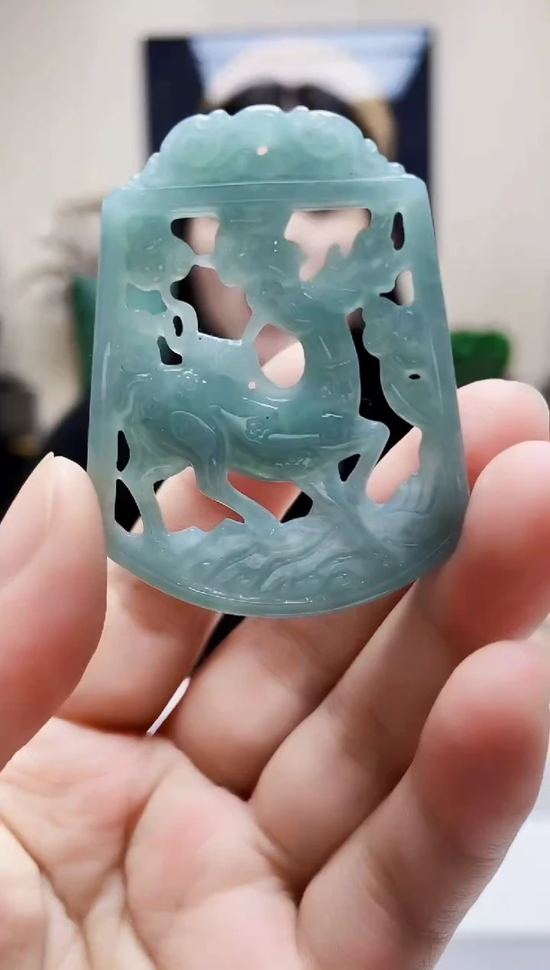 颈饰未镶嵌翡翠吊坠12