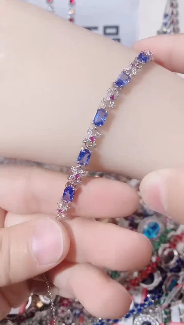 手链蓝宝石未镶嵌