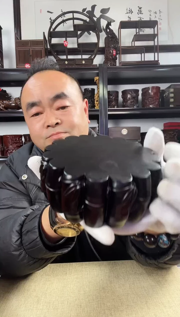 木老李红木工艺品938瑕疵