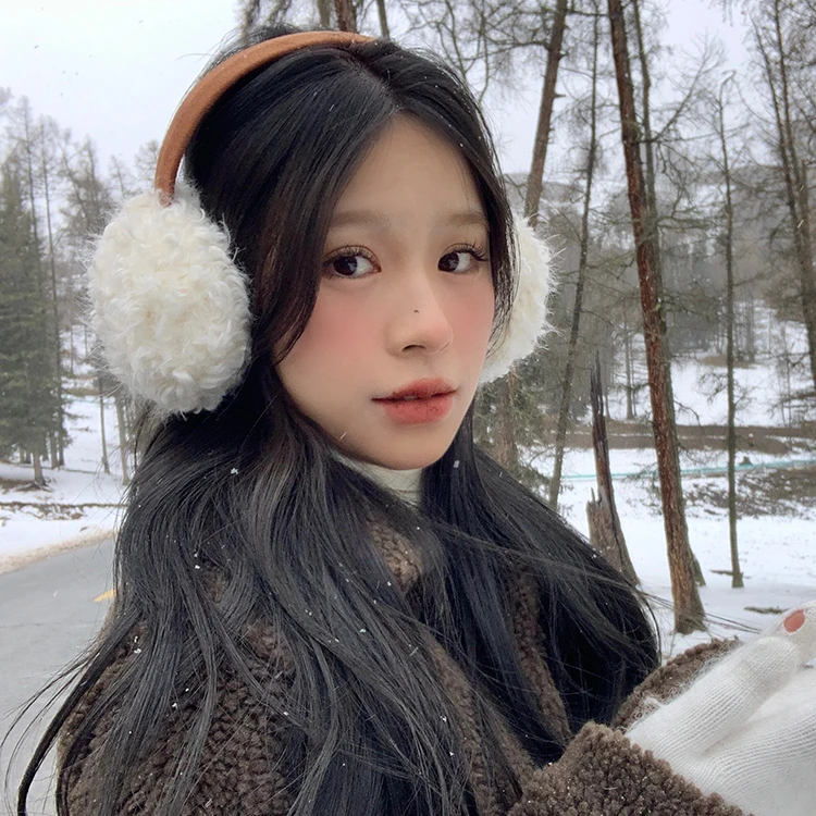 2025秋冬季新款保暖耳罩女冬季毛绒耳暖防冻耳捂子耳机式保暖耳包