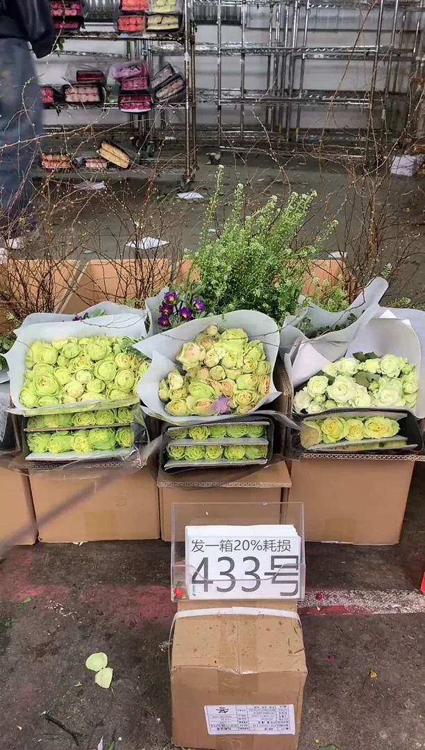 433号♥中通含20%耗损发一箱鲜花