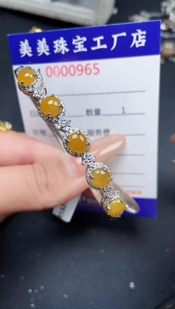 【闪购商品】翡翠颈饰银S925镶嵌0965