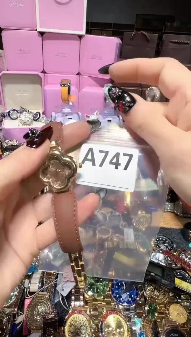 石英机芯不锈钢不锈钢直播定闪专用