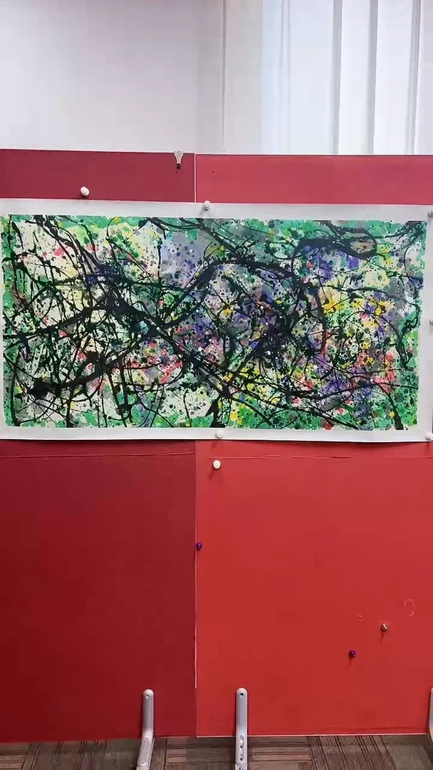【闪购商品】绘画赵燮绘画8平尺金袍藤萝