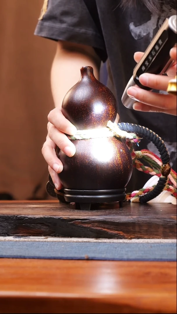 1860号精品大漆葫芦防腐防渗装水茶酒