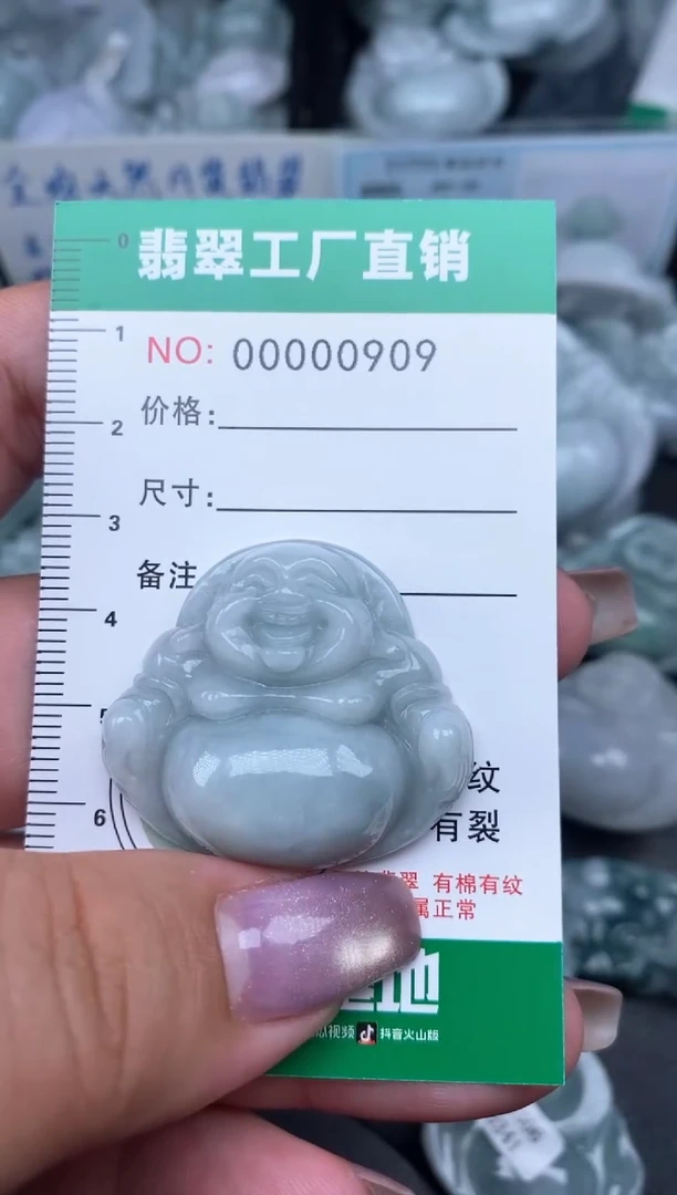 翡翠未镶嵌颈饰缅甸天然A货翡翠0909