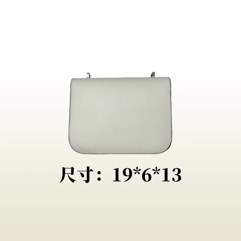 TOLEX2025新款手工K时尚女包白色银扣百搭