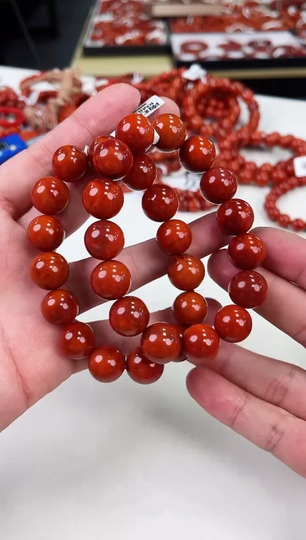 【闪购商品】南红玛瑙瓦西手串14+未镶嵌（多样式发其一）