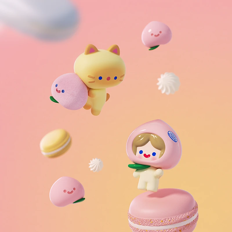 （AAA不吃香菜）CELL  Rico果果派对系列可爱潮玩摆件萌粒