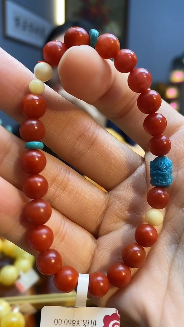 未镶嵌手链南红玛瑙?****?手串
