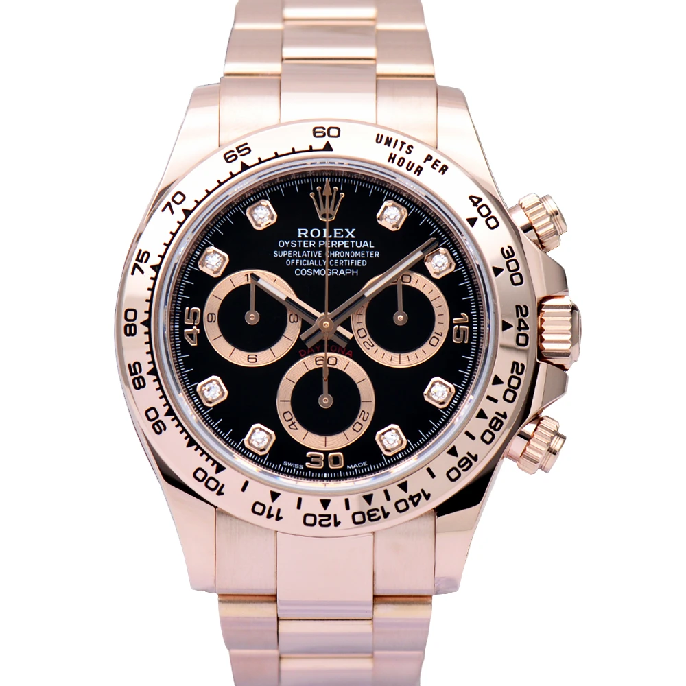 99新 Rolex/劳力士 迪通拿116505/18k玫瑰金40mm自动机械男表