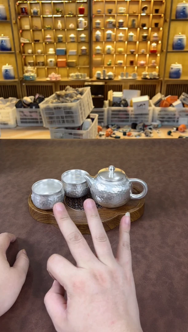 瓷片鸣盏茶具直播间啊