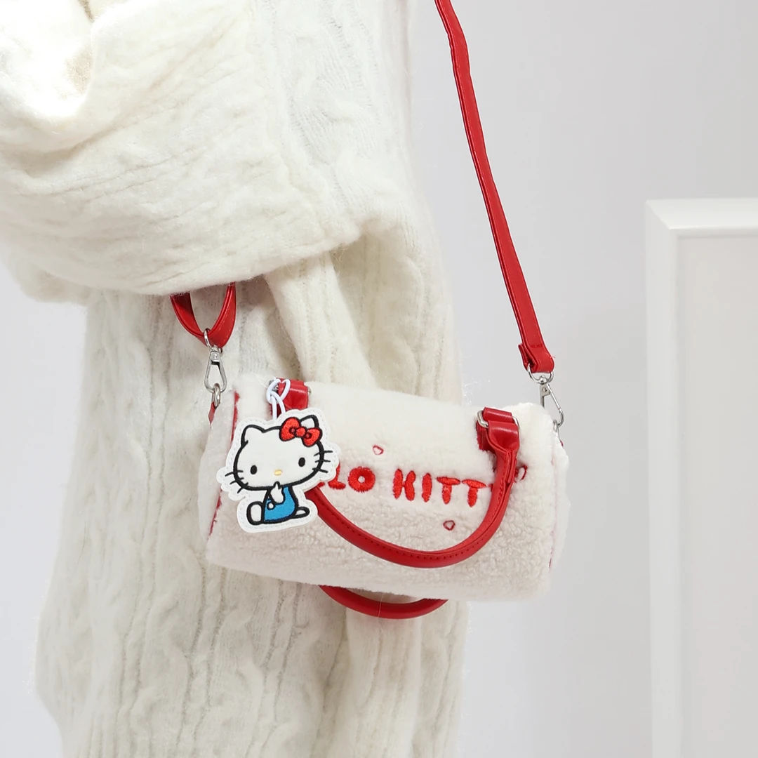 三丽鸥【hellokitty包包】女款爆款2025新款女包秋冬毛绒大容量百搭