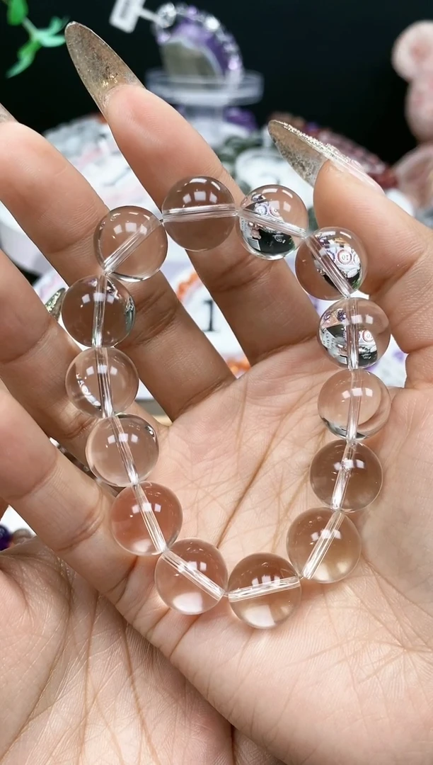【闪购商品】水晶手串未镶嵌白水晶114+