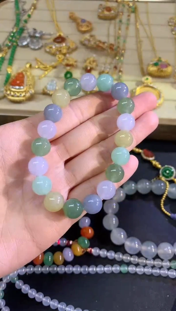 未镶嵌手串翡翠手串|7000+350