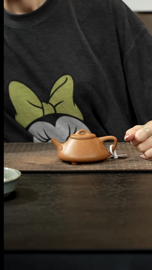 茶壶紫砂冷黄金子冶150cc