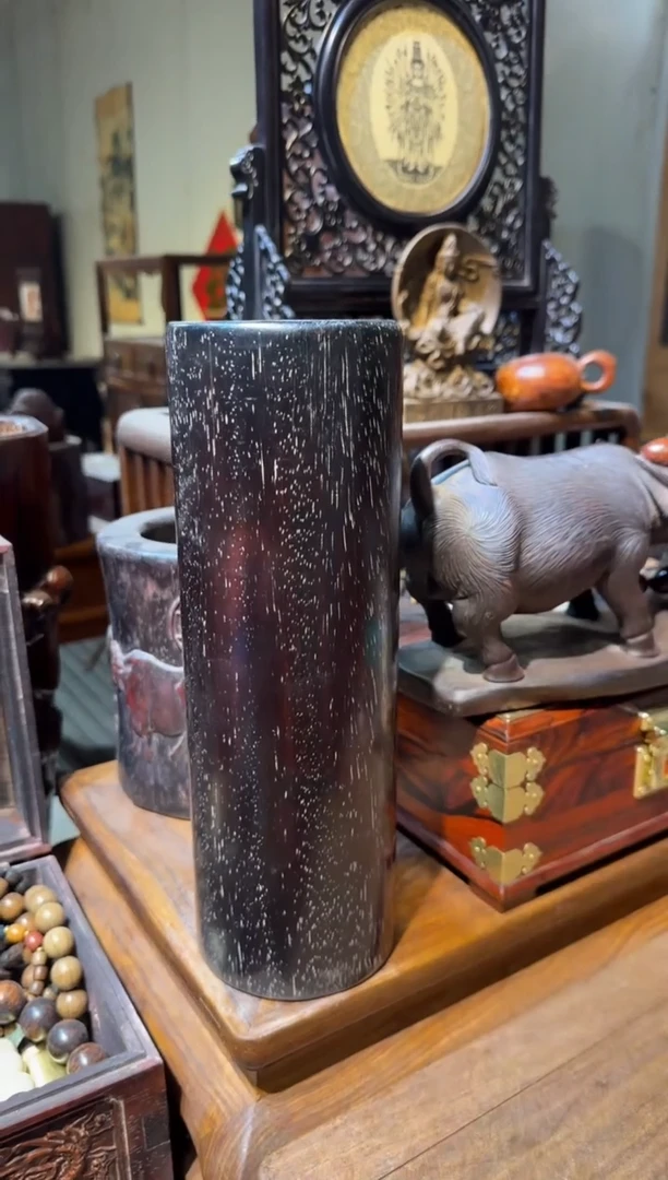 木紫檀 横财满金星牛毛纹